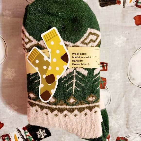 70% Merino wool Christmas socks - Picture 2 of 2
